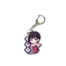 Load image into Gallery viewer, Anime Demon Slayer Kimetsu no Yaiba Two-sided Keychain Tanjirou Nezuko Zenitsu Inosuke Cosplay Acrylic Key Chain for Fans Gift
