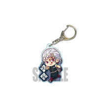 Load image into Gallery viewer, Anime Demon Slayer Kimetsu no Yaiba Two-sided Keychain Tanjirou Nezuko Zenitsu Inosuke Cosplay Acrylic Key Chain for Fans Gift
